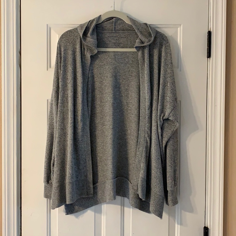 American Eagle Soft&Sexy Plush Hooded Cardigan S